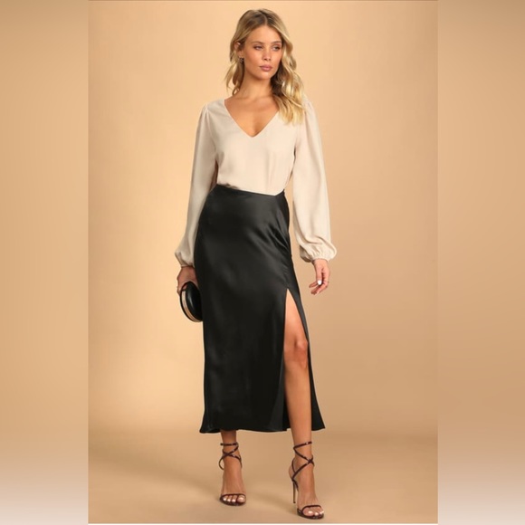 Lulu’s Stylish & Sincere Beige Long Sleeved Top - Picture 4 of 14